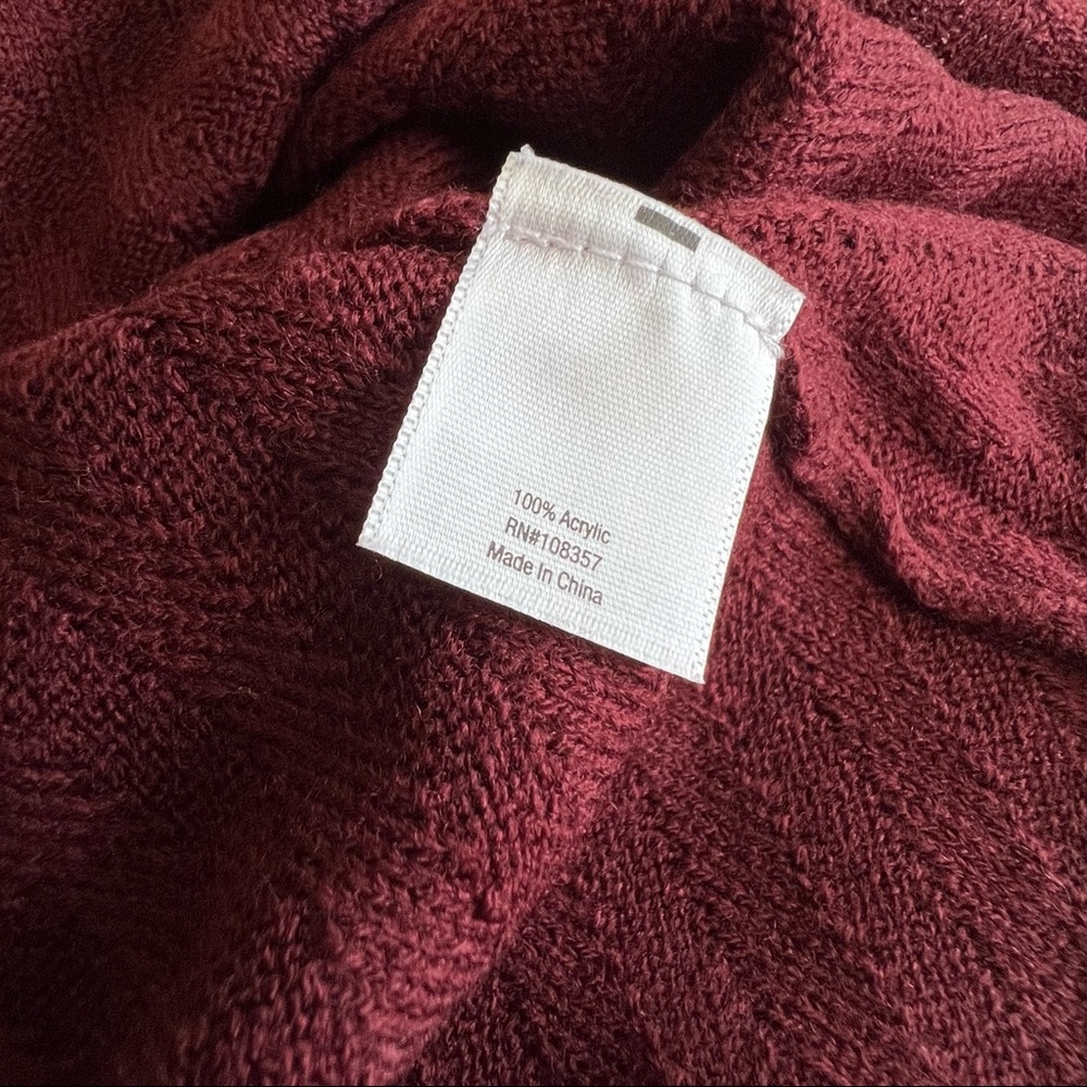 A.N.A Chevron Pattern Dolman Sweater -1X - Picture 6 of 7